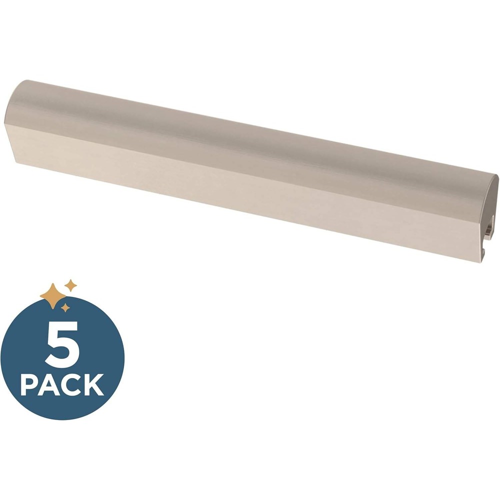 Set of 5 Franklin Brass P43970K-SNM-CP Adjustable‎ Drawer Pulls Fits 1-4" Hole